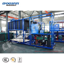 High production water cooling 5 ton block ice machine